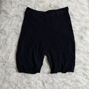 SKIMS 4X Black Mesh Shorts Lightweight
